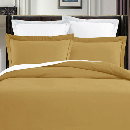 Grand Aterlier Pima Cotton Royal Gold Quilt Cover Set KING