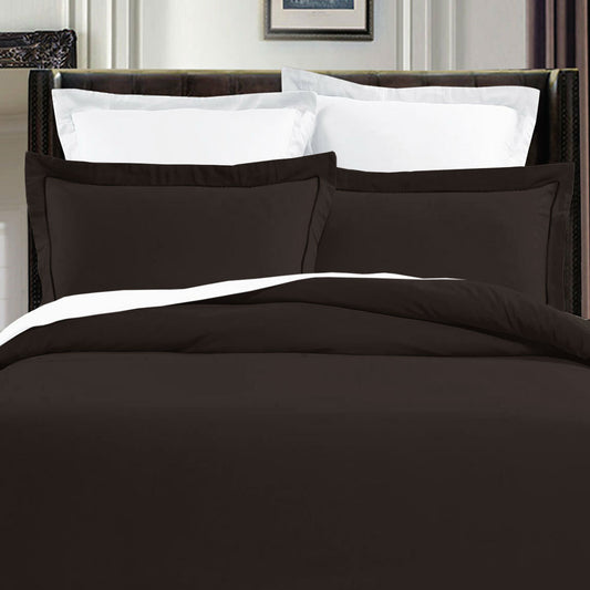 Grand Aterlier Pima Cotton Walnut Quilt Cover Set KING