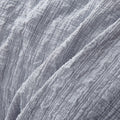 Accessorize Augusta Grey Ruched Quilt Cover Set Double