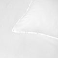 Accessorize White 400TC White Bamboo Cotton Double Stitched Quilt Cover Set King