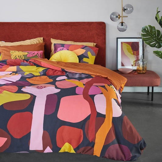 Bedding House Candy Multi Cotton Sateen Quilt Cover Set QUEEN