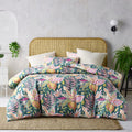 Betty Carmila Queen Quilt Cover Set Linen Cotton Printed