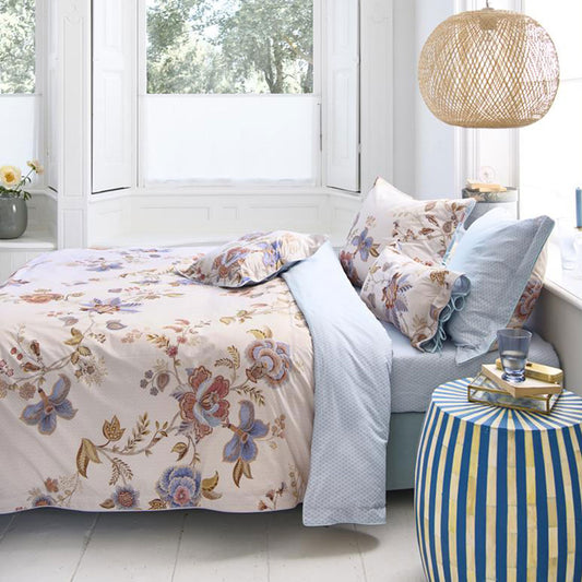 PIP Studio Cece Fiore White Cotton Quilt Cover Set KING