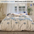 Bedding House Cornflower Sand Cotton Queen Quilt Cover Set