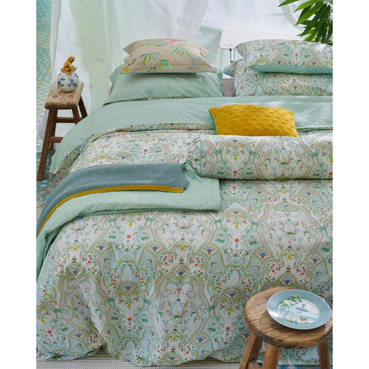 PIP Studio Curious Animals White Cotton Quilt Cover Set QUEEN