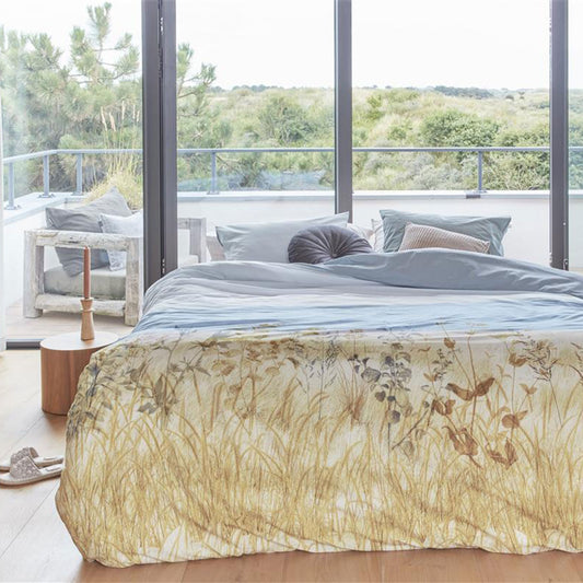 Bedding House Dunes Natural Cotton Quilt Cover Set KING