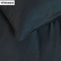 VTWonen Earth Dark Blue Quilt Cover Set QUEEN