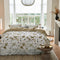 Bedding House Elizabeth White Cotton Sateen Quilt Cover Set Queen