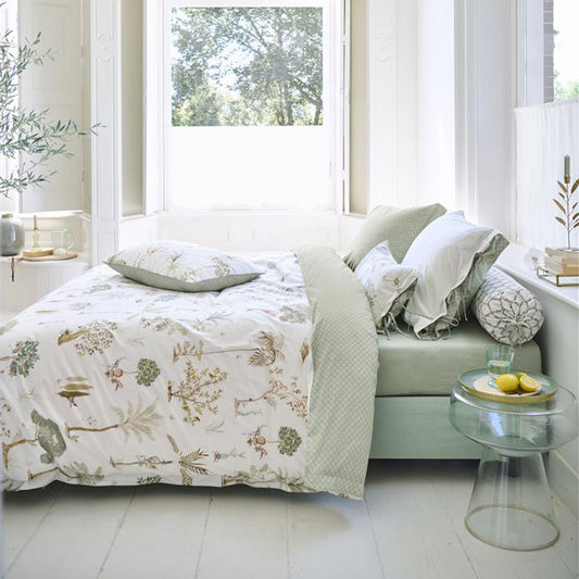 PIP Studio Giardini di Frutta White Cotton Quilt Cover Set QUEEN