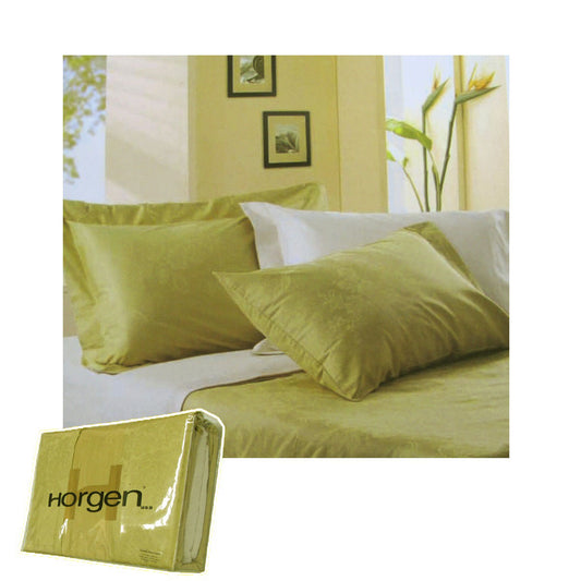 410TC Horgen Vinelet Green Bed Pack KING