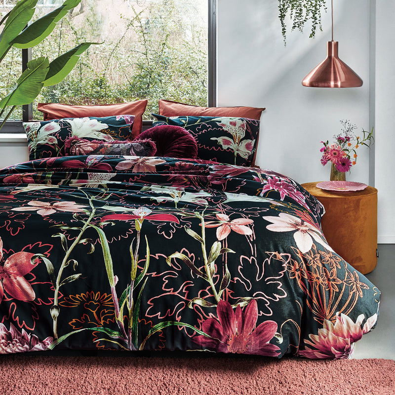 Bedding House Joy Cotton Quilt Cover Set Queen Bed