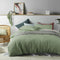 Accessorize 100% Linen Sage Quilt Cover Set Queen