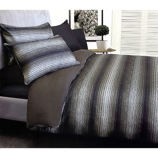 Accessorize Lizard Brown Jacquard Quilt Cover Set DOUBLE