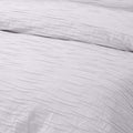 Vintage Design Homewares Malvern White Cotton Quilt Cover Set King