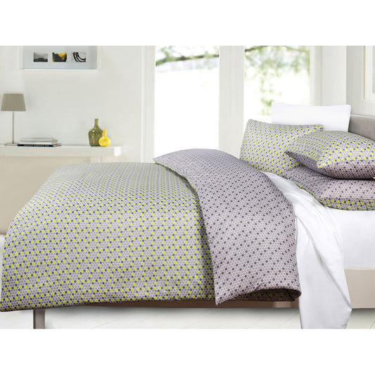Mode Honeycomb Reversible Quilt Cover Set - QUEEN