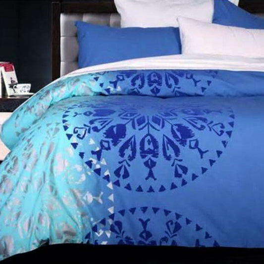 Accessorize Navajo Blue Quilt Cover Set SINGLE