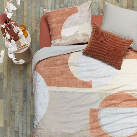 VTWonen Pale Colouring Natural Cotton Quilt Cover Set KING