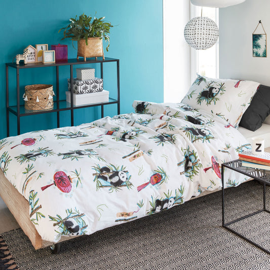 Panda Dream Cotton Quilt Cover Set Single