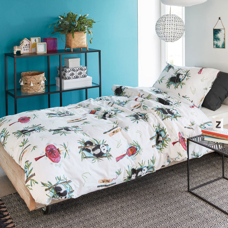 Panda Dream Cotton Quilt Cover Set Single