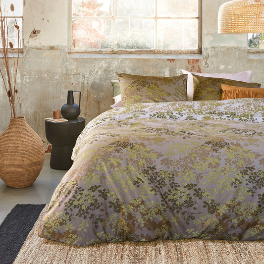Bedding House Pantalla Green Bamboo Cotton Quilt Cover Set KING