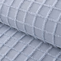 Vintage Design Homewares Parquet Snooze Blue Polyester Cotton Quilt Cover Set Queen