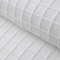 Vintage Design Homewares Parquet White Polyester Cotton Quilt Cover Set Queen