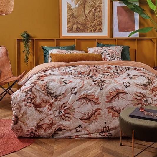Bedding House Persian Rug Natural Cotton Quilt Cover Set QUEEN