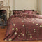 Bedding House Van Gogh Plum Blossoms Red Cotton Sateen Quilt Cover Set Queen