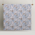 Accessorize Rainbow Garden Blue Washed Cotton Quilt Cover Set Single