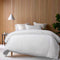 Reflections White Cotton Quilt Cover Set Queen Vintage Design