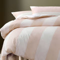Accessorize Regency Natural Striped Washed Cotton Quilt Cover Set King