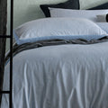 Accessorize Ripley Blue Striped Pattern Quilt Cover Set King