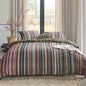 Bedding House Roman Multi Cotton Stripe Quilt Cover Set King