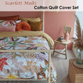 Bedding House Scarlett Multi Cotton Quilt Cover Set QUEEN