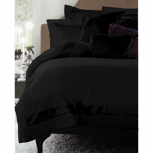 Accessorize Sequins Black Quilt Cover Set DOUBLE