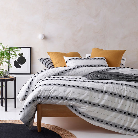 Vintage Design Homewares Serapian Cotton Quilt Cover Set KING
