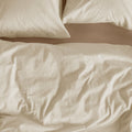 Bedding House Summer Sand Seersucker Cotton Quilt Cover Set King