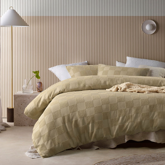 Accessorize Tipo Safari Chenille Quilt Cover Set SINGLE