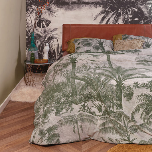 At Home Tour du Monde Sand Cotton Quilt Cover Set KING