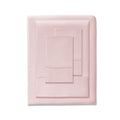 Bamboo Cotton Sheet Set 400TC Single Blush 40cm Wall