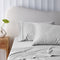 Accessorize 400TC Grey Bamboo Cotton Sheet Set 40cm Wall King Single