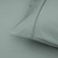Bamboo Cotton Sheet Set 400TC Sage Single 40cm Wall Pocket