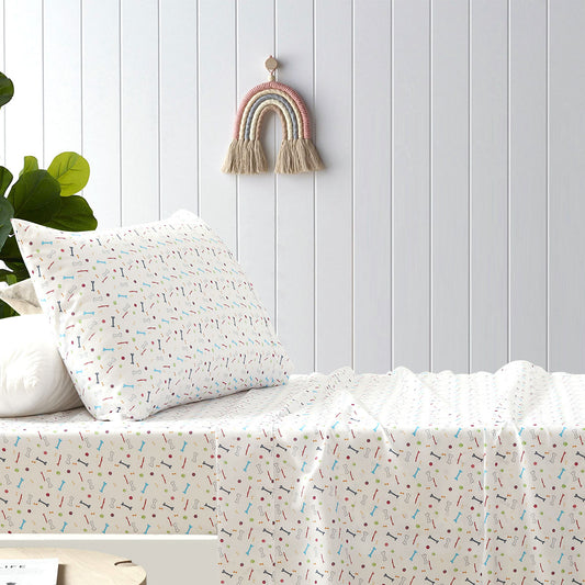 Happy Kids Bones Kids Printed Sheet Set SINGLE