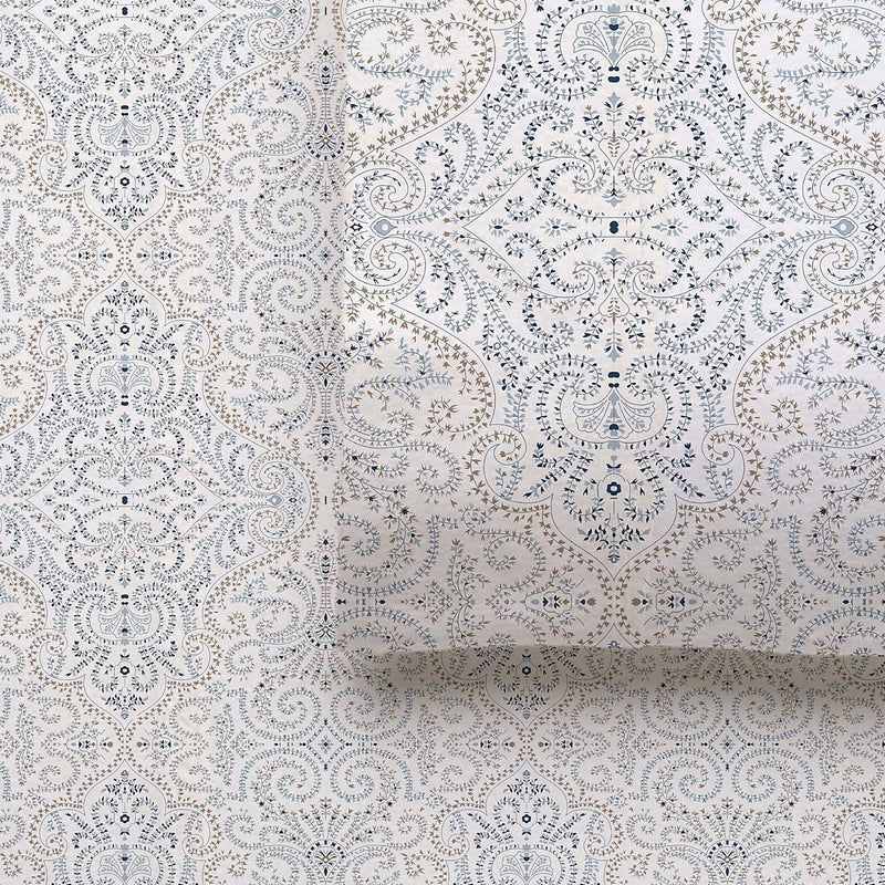 Accessorize Flannelette Sheet Set King Maya Print Cotton 40cm