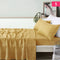 Vintage Design Homewares 100% Linen Ochre Sheet Set SINGLE