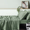 Vintage Design Homewares 100% Linen Sage Sheet Set SUPER KING