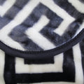 Bloomington 800GSM Charcoal Mink Blanket Queen Winter 1 Ply