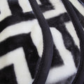 Bloomington 800GSM Charcoal Mink Blanket Queen Winter 1 Ply