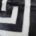 Bloomington 800GSM Charcoal Mink Blanket Queen Winter 1 Ply