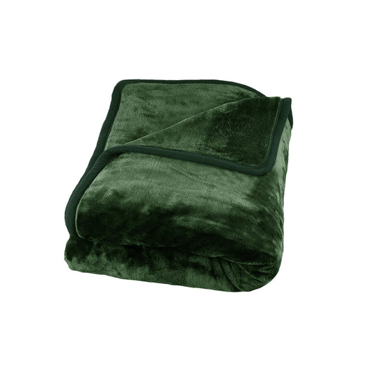 J Elliot Home 800GSM Luxury Winter Thick Mink Blanket Sea Kelp KING